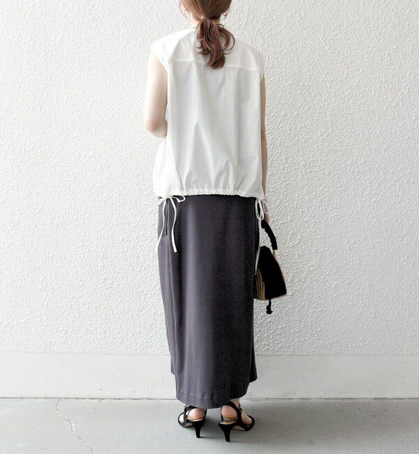 SHIPS any「SHIPS any:〈接触冷感/汗染み防止加工/洗濯機可能〉Iライン イージー スカート」|スカート|