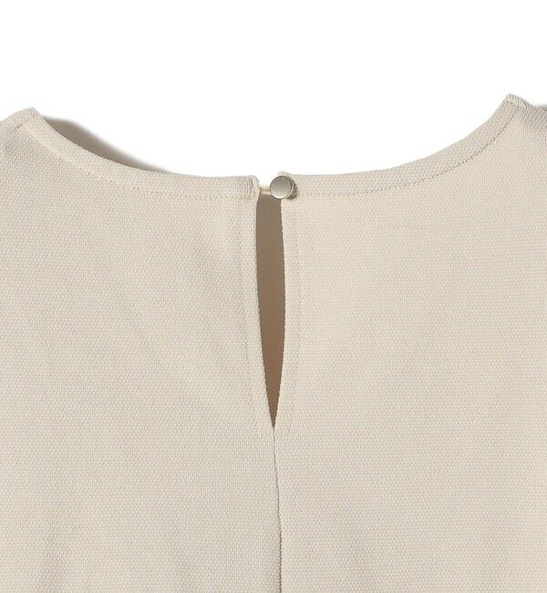 SHIPS Colors 「SHIPS Colors:〈手洗い可能〉ミラノリブ Vネック ペプラム トップス」|Tシャツ・カットソー|