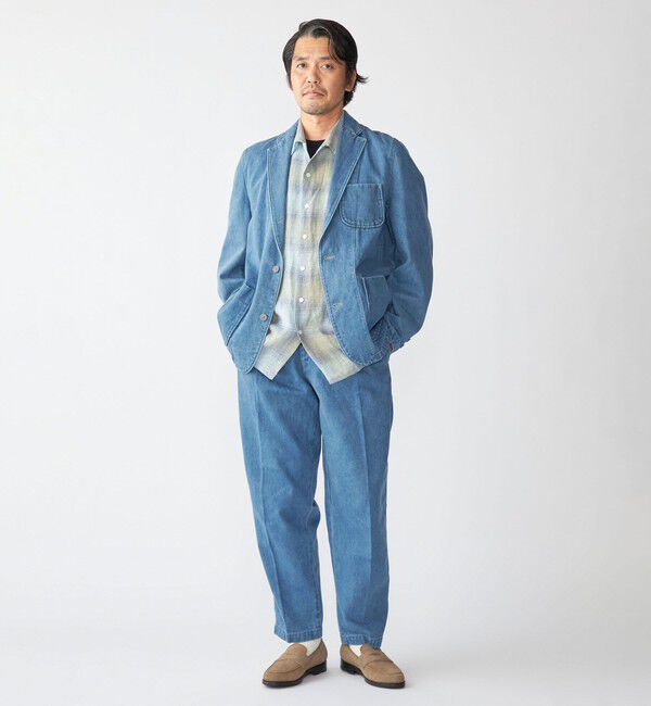 SHIPS「Southwick Gate Label: デニム イージー ブレザー」|テーラードジャケット|