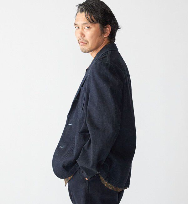 SHIPS「Southwick Gate Label: デニム イージー ブレザー」|テーラードジャケット|