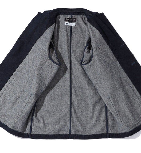 SHIPS「Southwick Gate Label: デニム イージー ブレザー」|テーラードジャケット|
