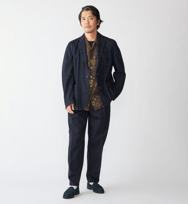 SHIPS「Southwick Gate Label: デニム イージー ブレザー」|テーラードジャケット|