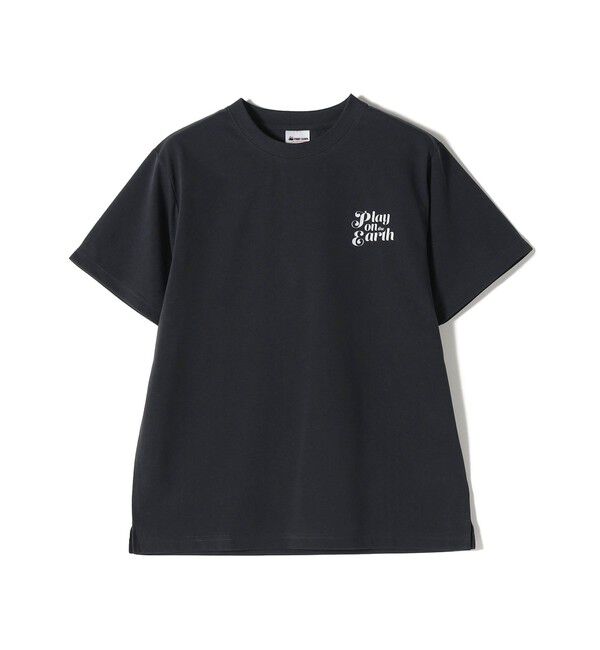 SHIPS Colors 「【SHIPS Colors 別注】FIRST DOWN:〈撥水〉エンブロイダリー ロゴ Tシャツ」|Tシャツ・カットソー|