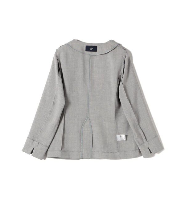 SHIPS Colors 「SHIPS Colors:〈手洗い可能〉リネンライク 1B ジャケット」|ノーカラージャケット|