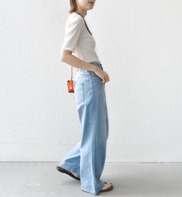 SHIPS for women「〈手洗い可能〉ドライ テレコ ショート スリーブ プルオーバー」|Tシャツ・カットソー|