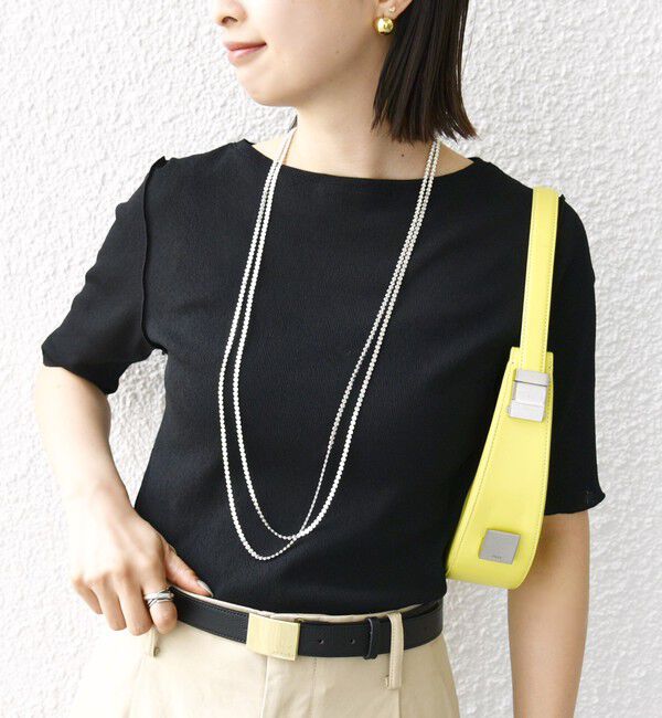 SHIPS for women「〈手洗い可能〉ドライ テレコ ショート スリーブ プルオーバー」|Tシャツ・カットソー|