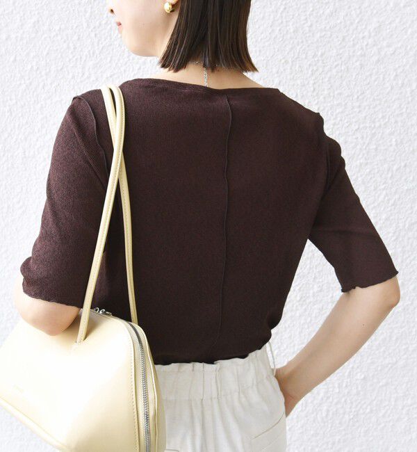 SHIPS for women「〈手洗い可能〉ドライ テレコ ショート スリーブ プルオーバー」|Tシャツ・カットソー|