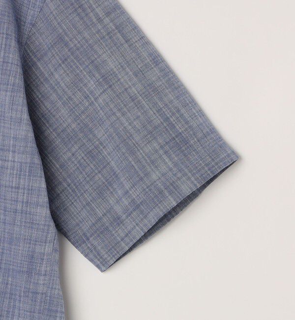 SHIPS any「SHIPS any: BEZ TEXTILE マルチカラー ストライプ/ソリッド バンドカラー プルオーバー シャツ◇」|シャツ・ブラウス|