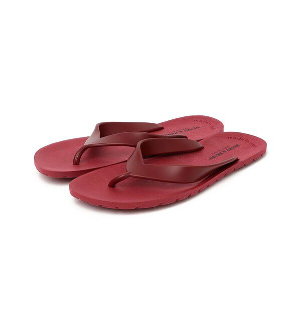 SHIPS Colors 「HENRY&HENRY:フリッパー」|サンダル|ワイン