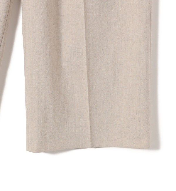 SHIPS for women「〈手洗い可能〉麻調 合繊 2タック ワイド パンツ 2」|その他|