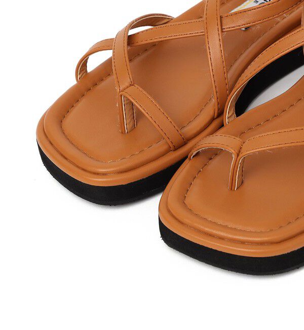 SHIPS any「MACMOC: Hive クロス ストラップ サンダル」|サンダル|