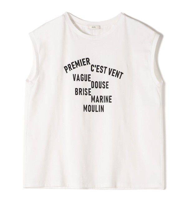 SHIPS for women「プラチナ ヴェール フレンチ スリーブ TEE」|Tシャツ・カットソー|