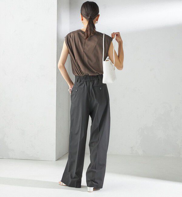 SHIPS for women「プラチナ ヴェール フレンチ スリーブ TEE」|Tシャツ・カットソー|