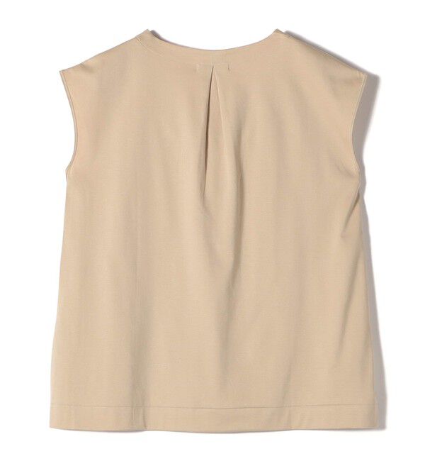 SHIPS for women「〈手洗い可能〉スムース Vネック フレンチ スリーブ」|タンクトップ|