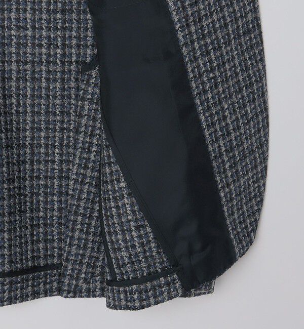SHIPS「TAGLIATORE: ウール メランジ ハウンドトゥース ジャケット」|テーラードジャケット|