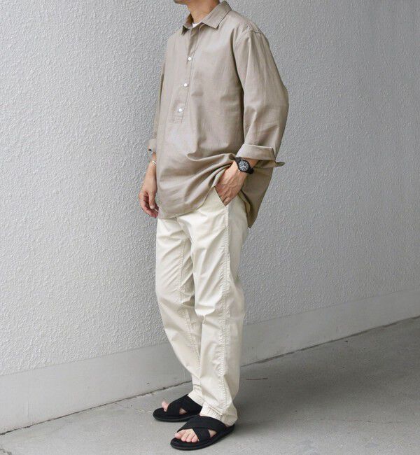 SHIPS any「SHIPS any: コットン/リネン 7分袖 スキッパー プルオーバー シャツ◇◇」|シャツ・ブラウス|