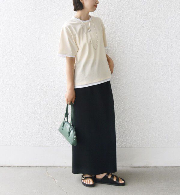 SHIPS for women「〈接触冷感〉レイヤード ライク TEE」|Tシャツ・カットソー|