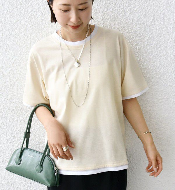 SHIPS for women「〈接触冷感〉レイヤード ライク TEE」|Tシャツ・カットソー|