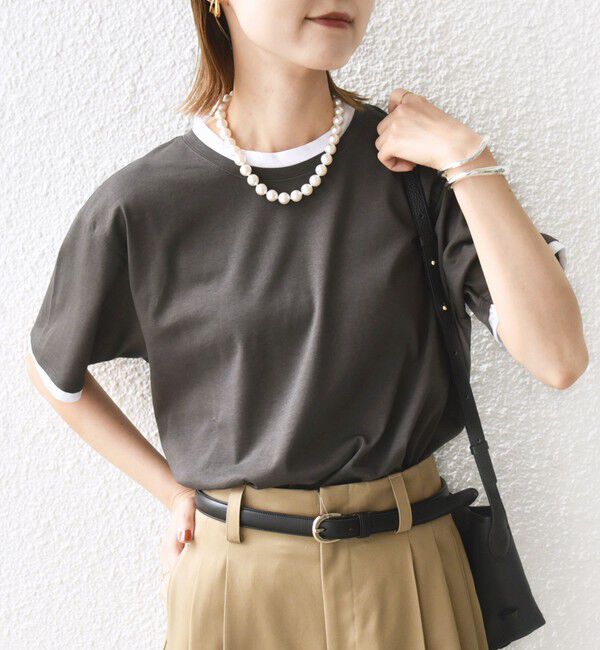 SHIPS for women「〈接触冷感〉レイヤード ライク TEE」|Tシャツ・カットソー|