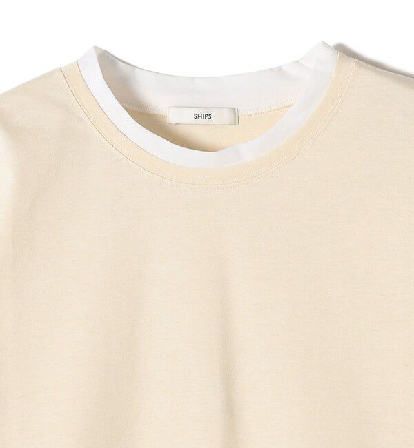 SHIPS for women「〈接触冷感〉レイヤード ライク TEE」|Tシャツ・カットソー|
