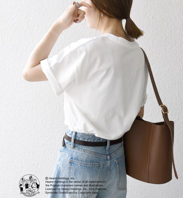 SHIPS any「SHIPS any:〈洗濯機可能〉OLIVE OYL(TM) プリント TEE」|Tシャツ・カットソー|