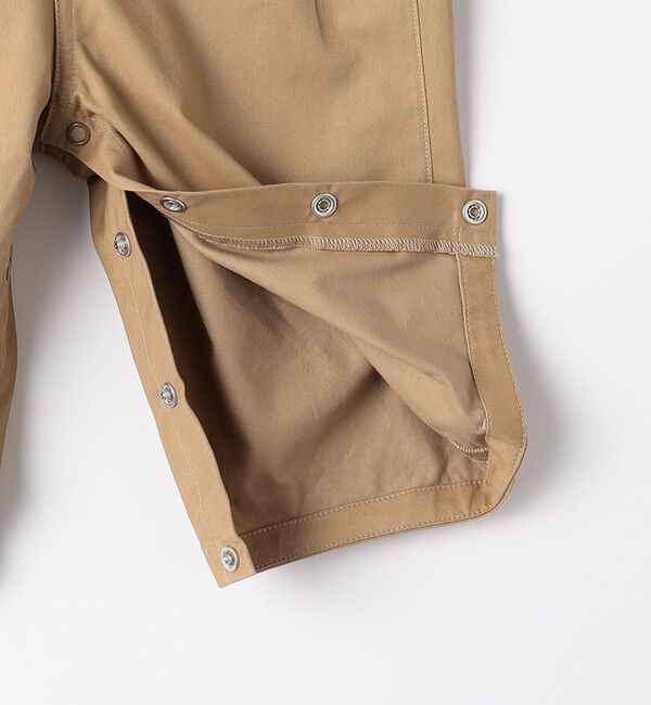 SHIPS KIDS「SHIPS KIDS:80～90cm / ベビー ツイル オーバーオール」|オールインワン|