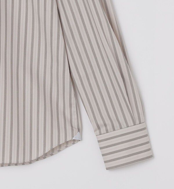 SHIPS「【SHIPS別注】Errico Formicola: LUCA タブ オルタネイトストライプ シャツ」|シャツ・ブラウス|