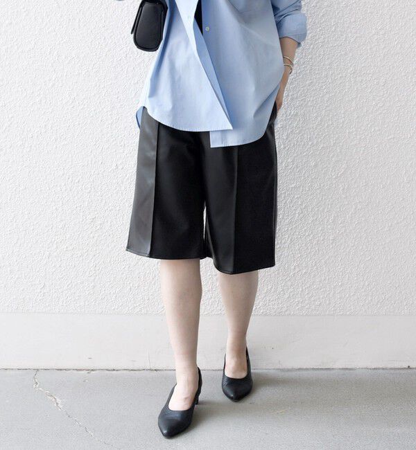 SHIPS any「SHIPS any: センター ピンタックライン ハーフパンツ」|その他|