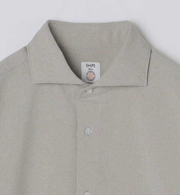 SHIPS Colors 「SHIPS Colors:〈洗濯機可能〉ノーアイロン ワイドカラー シャツ」|シャツ・ブラウス|