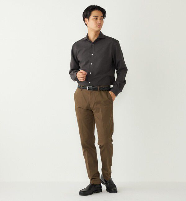 SHIPS Colors 「SHIPS Colors:〈洗濯機可能〉ノーアイロン ワイドカラー シャツ」|シャツ・ブラウス|