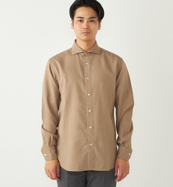 SHIPS Colors 「SHIPS Colors:〈洗濯機可能〉ノーアイロン ワイドカラー シャツ」|シャツ・ブラウス|