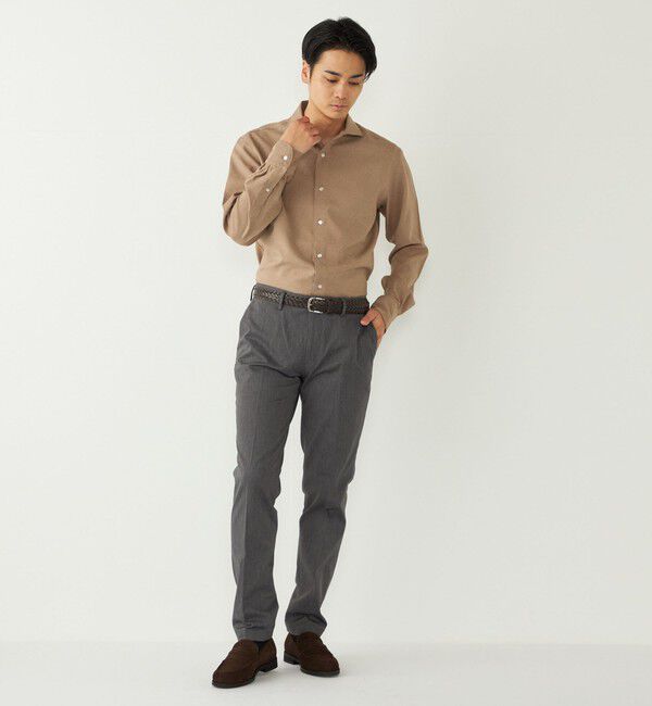 SHIPS Colors 「SHIPS Colors:〈洗濯機可能〉ノーアイロン ワイドカラー シャツ」|シャツ・ブラウス|