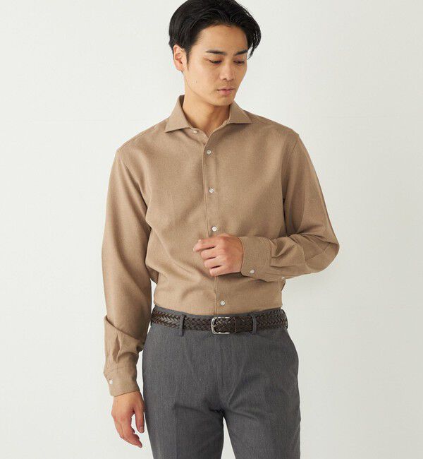 SHIPS Colors 「SHIPS Colors:〈洗濯機可能〉ノーアイロン ワイドカラー シャツ」|シャツ・ブラウス|