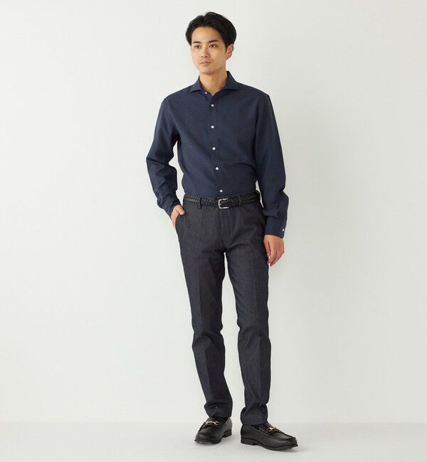 SHIPS Colors 「SHIPS Colors:〈洗濯機可能〉ノーアイロン ワイドカラー シャツ」|シャツ・ブラウス|