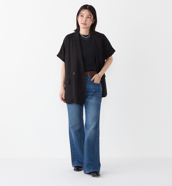 SHIPS Colors 「SHIPS Colors:〈洗濯機可能〉フレア デニム◇」|デニム|