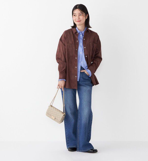 SHIPS Colors 「SHIPS Colors:〈洗濯機可能〉フレア デニム◇」|デニム|