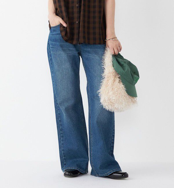 SHIPS Colors 「SHIPS Colors:〈洗濯機可能〉フレア デニム◇」|デニム|