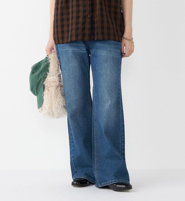 SHIPS Colors 「SHIPS Colors:〈洗濯機可能〉フレア デニム◇」|デニム|