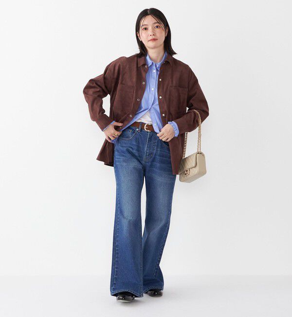 SHIPS Colors 「SHIPS Colors:〈洗濯機可能〉フレア デニム◇」|デニム|