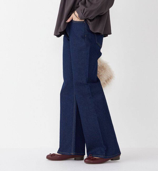 SHIPS Colors 「SHIPS Colors:〈洗濯機可能〉フレア デニム◇」|デニム|