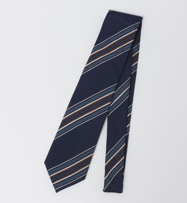 SHIPS「SHIPS: シルク マルチ ストライプ ネクタイ」|ネクタイ・蝶ネクタイ|ネイビー