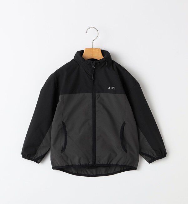 SHIPS KIDS「SHIPS KIDS:100～130cm / 〈撥水/洗濯機可能〉ライト マウンテンパーカ」|その他|ブラック