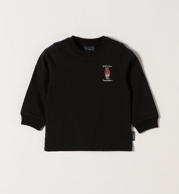 SHIPS Colors 「《新色・追加予約》SHIPS Colors:80～130cm / TeddyBear(R) ロンT◆」|Tシャツ・カットソー|ブラック