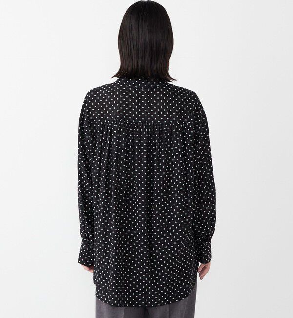 SHIPS Colors 「SHIPS Colors:〈手洗い可能〉シアー ドット シャツ」|シャツ・ブラウス|