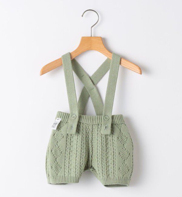 SHIPS KIDS「SHIPS KIDS:70～80cm /ニット セット ロンパース」|ロンパース|