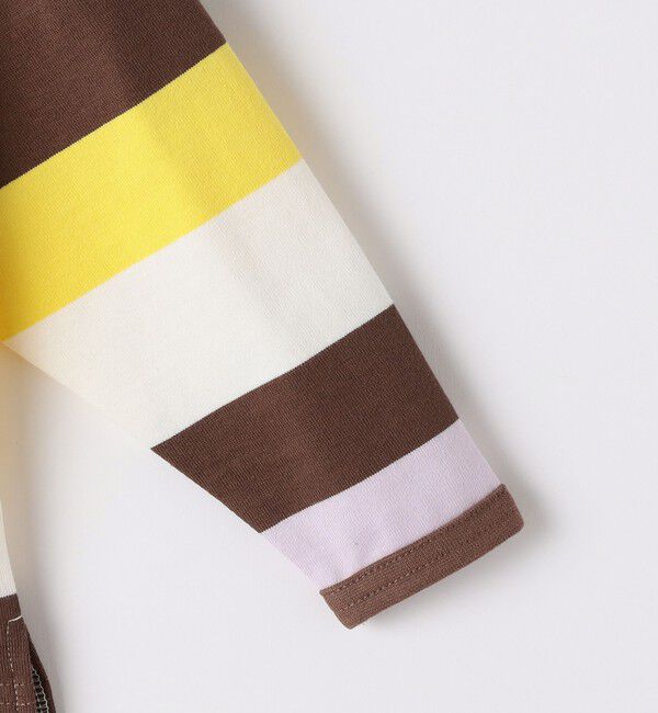 SHIPS KIDS「SHIPS KIDS:85～95cm/ マルチ ボーダー ロングスリーブ Tシャツ」|Tシャツ・カットソー|