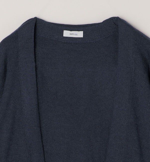 SHIPS any「SHIPS any:〈手洗い可能〉マシュマロ タッチ ニット ノーボタン カーディガン◇」|カーディガン|