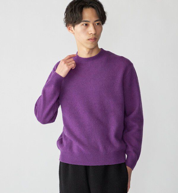 SHIPS「SHIPS: 5ゲージ ヤク ブレンド クルーネック ニット」|ニット・セーター|