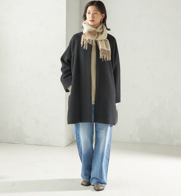 SHIPS for women「カシミヤ リバーシブル マフラー」|マフラー|