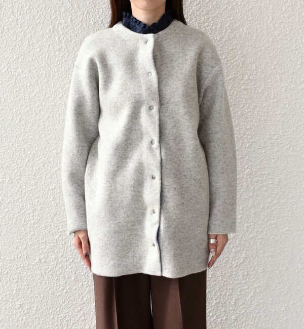 SHIPS Colors 「SHIPS Colors:〈手洗い可能〉チャイニーズラクーン 接結 ミディアムカーディガン◇」|カーディガン|